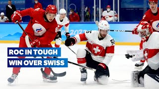 ROC vs Switzerland 🏒  Highlights  Mens Ice Hockey Beijing 2022 [upl. by Katleen]