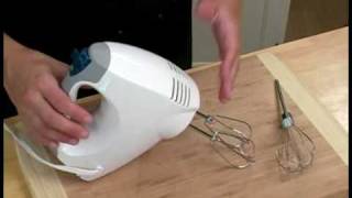 Cooking Tips  How to Use a Hand Mixer [upl. by Azrim292]