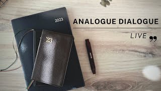 Analogue Dialogue  Welcome Nolty 2023 Planner  Kei and Wakako [upl. by Madella]