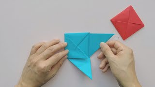 How to Make Ddakji 2021  DIY Squid Game Flip Paper Card [upl. by Llewxam300]