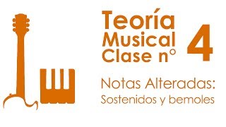 Notas Alteradas Sostenidos y Bemoles  Teoría Musical Clase 4 [upl. by Antoni]