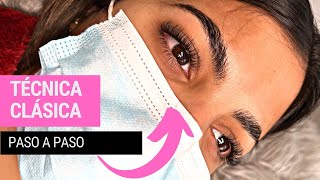 Extensiones de Pestañas 1x1 o Pelo a Pelo ► Tutorial Paso a Paso en Capas BeautyLash [upl. by Carla]