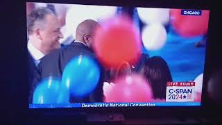 Democratic National Convention Balloon Drop  Kamala Harris 2024 [upl. by Tolmach]