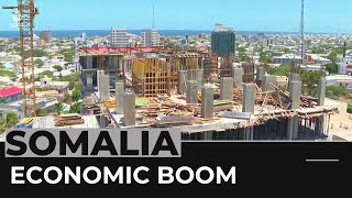 Mogadishu skyline transformed in Somalia development boom [upl. by Adelina]