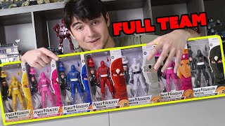 Full Ninjetti Team Unboxing Power Rangers Lightning Collection [upl. by Howlond]