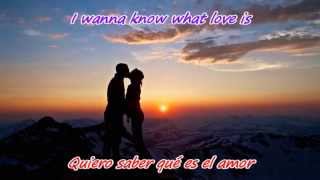 Foreigner  I Want To Know What Love Is  Contiene Subtítulos en Inglés y Español [upl. by Hnirt]