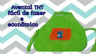 Passo a Passo Avental Infantil Tnt [upl. by Akieluz]