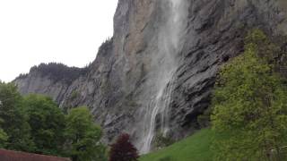 Staubbach Falls Lauterbrunnen Switzerland May 2013 [upl. by Amaleta159]