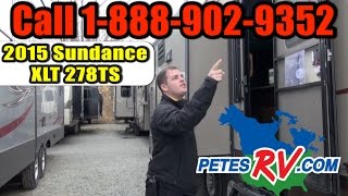 2015 Sundance XLT 278TS  Petes RV Rough Cuts [upl. by Utham]