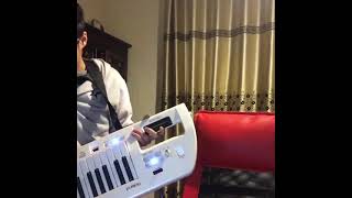 Solitude M83 solo keytar cover [upl. by Ganiats]