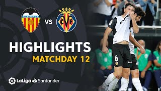 Resumen de Valencia CF vs Villarreal CF 20 [upl. by Dorelle]