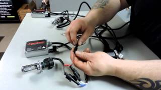 Xentec 55 Watt BiXenon HID Installation and Review 5000K [upl. by Taffy]