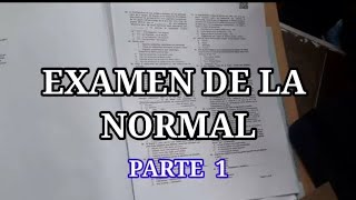 Preguntas para la normal esfm examen parte 1 [upl. by Cirad]