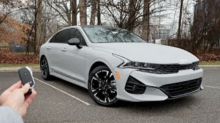 2022 Kia K5 GT Line Start Up Test Drive Walkaround POV and Review [upl. by Eciralc]