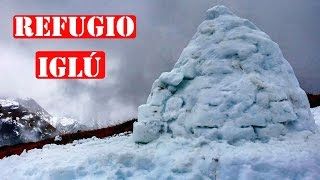 Cómo Hacer un Refugio Iglú en la Nieve  Supervivencia [upl. by Emlin]