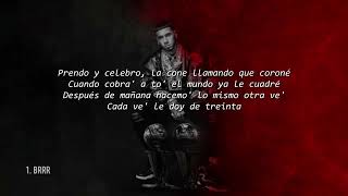 Anuel AA  BRRR LetraLyrics  Las Leyendas Nunca Mueren 2 [upl. by Stephie]