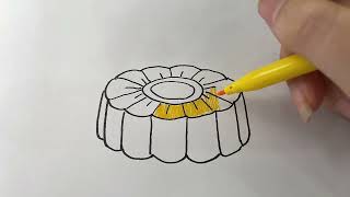 How to color a flower cake [upl. by Adyaj290]