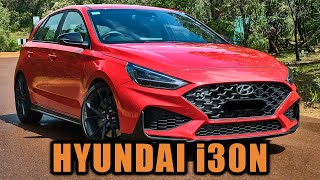 Hyundai i30N Exhaust Sound Review  better than Golf GTI [upl. by Anicnarf]