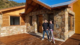 Construyeron una cabaña de troncos y piedras en el medio del monte  Mamull Kura San Luis [upl. by Osbourn807]