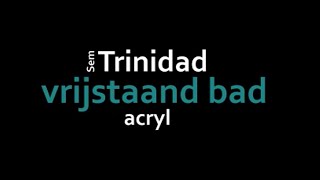 Sem Trinidad vrijstaand bad acryl hoogglans wit [upl. by Aicela]