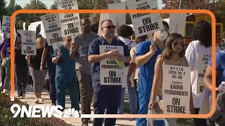 Kaiser Permanente workers across country continue strike [upl. by Ridinger332]