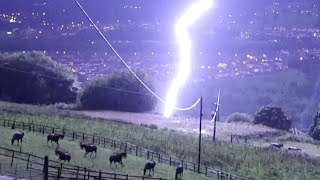 5 Dangerous Lightning Strikes Caught On Camera [upl. by Glyn]