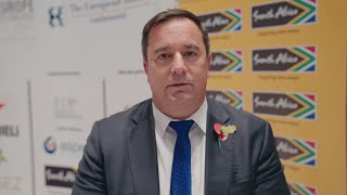 John Steenhuisen Democratic Alliance at the 2023 Southern Africa Europe CEO Dialogue [upl. by Muirhead879]