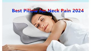 Best Ergonomic Pillow for Neck Pain Relief amp Better Sleep  Top Picks 2024 [upl. by Ehcadroj814]