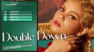 BLACKSWAN Double Down Line Distribution  starrynvee [upl. by Anerat]