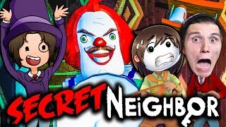 Der NACHBAR verwandelt sich in einen CLOWN ✪ Secret Neighbor Hello Neighbor MULTIPLAYER [upl. by Oisinoid]