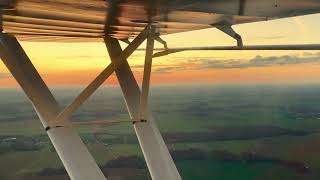 Avid Flyer MK4 Speedwings Sunset Flight [upl. by Garwin]