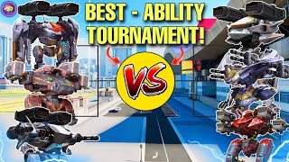 🔥 ALL ROBOTS ABILITIES TOURNAMENT 1VS1 COMPARISON  WAR ROBOTS WR [upl. by Ciri]