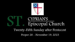 St Cyprians Episcopal Church Service [upl. by Dorej]