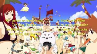 Nightcore Vamos A La Playa Lyrics DeutschOrginal [upl. by Nebeur]