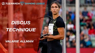 Learn The Discus Throw With Olympic Gold Medalist Valarie Allman  Wanda Diamond League [upl. by Ludlow]