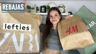 HAUL REBAJAS 🛍️ Zara  Pull amp Bear  Lefties  H amp M [upl. by Mannos252]