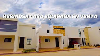 ⭐✅Casa equipada en VENTA en Mérida Botánico Residencial ✅⭐ [upl. by Nahtnhoj]