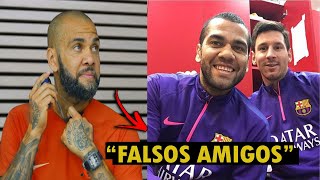 AMIGOS QUE ABANDONARAM DANIEL ALVES NA DIFICULDADE NEYMAR MESSI [upl. by Eilrebmik]