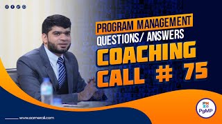 PgMP Coaching Call 75Questions on Governance Framework [upl. by Cozza595]