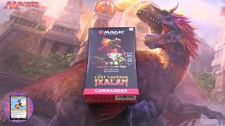 The Lost Caverns of Ixalan Commander Deck VelociRamptor Unboxed [upl. by Hoem]