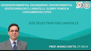 Site Selection for Landfills [upl. by Aisauqal729]