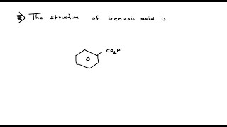 Which of the following structures is benzoic acid [upl. by Aljan]