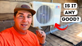 I Installed The Cheapest Ductless Mini Split Air Conditioner On Amazon In ONE DAY [upl. by Bollinger]