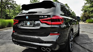 2020 BMW X3 M SAV Dark Graphite Metallic 4K UHD 360 Degree Exterior View [upl. by Aekal]