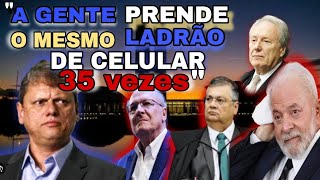 TARCÍSIO SOLTA INDIRETA PARA LULA NA REUNIÃO quot A GENTE SOLTA 35 VEZES O MESMO LAR4A0 DE CELULAR 📵 [upl. by Aehtela]