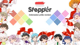 【オリジナルMV】 Steppër ✽ Indonesian Pride Version 【14人合唱 Indonesian Utaite】 [upl. by Brott]