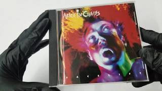 alice In Chains Facelift Audio CD COVER 4K HD UNBOXING [upl. by Ayotak956]