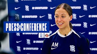 Preseason  opening weekend  Amy Merricks preSunderland press conference 🎥 [upl. by Lemrahc]