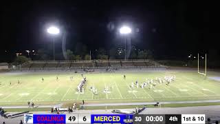 Coalinga College Football vs Merced College [upl. by Acirahs]