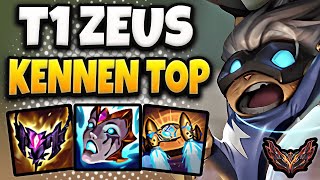 T1 Zeus Kennen vs Aatrox  TOP  Patch 1414 Korea Grandmaster ✅ [upl. by Arfihs]